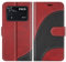 BoxTii Coque pour Xiaomi Poco M4 Pro 4G, Portefeuille Etui en Cuir PU, Magnétique Protection Housse Coque pour Xiaomi Poco M4 Pro 4G, Rouge
