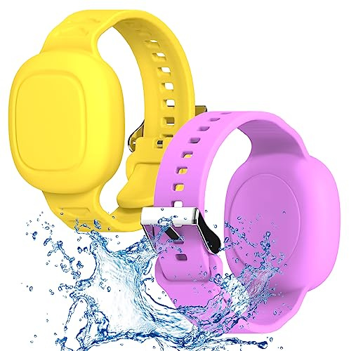 2 Pack Tile Mate Wristband Holder - Waterproof, Soft Silicone Case Cover for Tile Mate (2022), Hidden Case for Child/Teen/Elderly