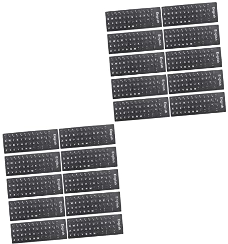 Mikikit 2sets Tastatur Aufkleber Set Tastatur Abdeckung Schutz Layout 10 Stücke * 2