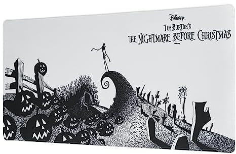 Alfombrilla ratón Pesadilla Antes de Navidad - Alfombrilla Gaming - Mousepad XXL - Accesorios Disney/Alfombrilla XXL - Alfombrilla Escritorio - Tapete Escritorio - Accesorio Gamer oficial