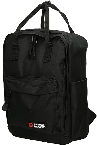 Christian Wippermann Kleiner 24x29x10 cm Damen Rucksack Tasche City Bag Cityrucksack Schwarz