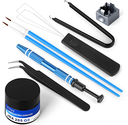RunJRX Kit de lubrifiant pour Clavier et lubrifiant pour Interrupteur 15 g JRX-205 G0 avec Pince à épiler pour ouvre-Interrupteur pour Clavier personnalisé