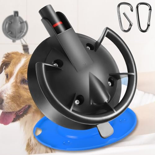 HLOGREE Ventouse de bain robuste pour chien de grande taille pesant jusqu'à 50 kg, support de bain pour animal de compagnie, support d'ancrage pour le toilettage de la baignoire, pour douche, bain