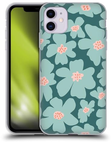 Head Case Designs Offizielle Gabriela Thomeu Gänseblümchen Grün Retro Soft Gel Handyhülle Hülle kompatibel mit Apple iPhone 11