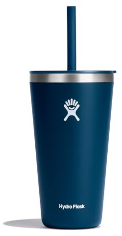 Hydro Flask 28 Oz All Around Tumbler Straw Lid Indigo