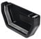 Gutter External Stop End Cap Half Round Fits 112mm Round and Square. (Square Stop End External Black - EX012, 1)