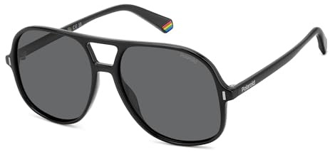 POLAROID Brille PLD 6217/S Größe 57-15 mm Schwarz polarisiert
