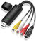 Audio Video Grabber USB 2.0, Plug&Play Audio Video Konverter, Videoadapter zur Bearbeitung, Hi8 VHS auf DVD Digitalisieren für Mac und Windows 10 with Scart/AV Konverter Adapter