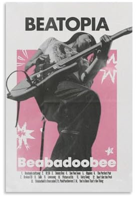 Beabadoobee Poster, Album, Poster, Leinwand, farbecht, Wandkunst, dekoratives Gemälde für Wohnzimmer, Schlafzimmer, Heimdekoration, 30 x 45 cm, ungerahmter Stil