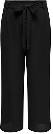 ONLY Carmakoma Carlux Life Palazzo Ankle Pant Noos Pantalon, Noir, 50 Femmes