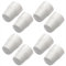 2 Pack Radiator Valve Cap - Universal Push-Fit White Plastic Radiator Cap