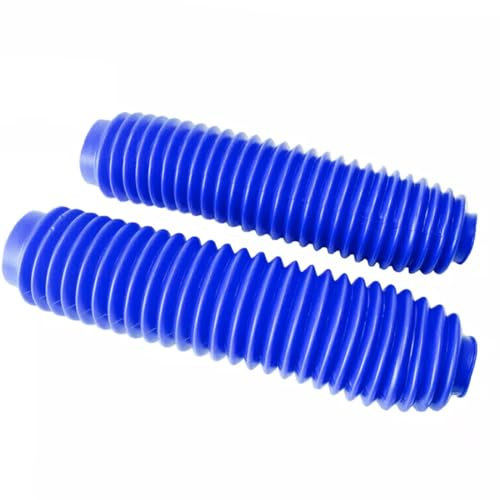 07995-A COPPIA SOFFIETTI FORCELLA BLU Ø TUBO 38/41 Ø FODERO 58/62 DIAMETRO 38/58MM ALTEZZA 350MM ARIETE
