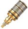 DOODNER Thermostatic Cartridge, Brass Replacement Cartridge Kit, Bath Mixer Tap Shower Valve Bar Cartridge, Constant Temperature Control Spool