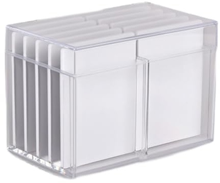 Sdlnklm Caja de Almacenamiento de Pestañas, Organizador Acrílico, Soporte para Herramientas de Extensión, Soporte para Pestañas Postizas, Caja Transparente Co, transparente