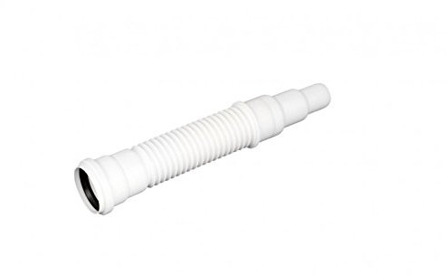 Push Fit Flexible Waste Pipe Connector 300mm with Reducer 50mm / 40mm / 32mm Flexi Water Tube Adaptor