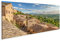 islandburner Bild auf Leinwand Landschaft Der Toskana Von Den Wänden Von Montepulciano Italien Bilder Wandbilder Poster