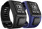 ANBEST TPU Uhrenarmband Kompatibel mit TomTom Runner 3/Spark 3/Runner 2/Adventurer 2/Golfer 2 Armband, Bequemes Armbänder für TomTom Runner 2 Music/Spark 3 Cardio, Schwarz, Dunkelblau
