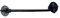 ZEROplus 203mm Cast Iron Black Japanned Cabin Hook, Latch Catch, for Garden Gates, Sheds