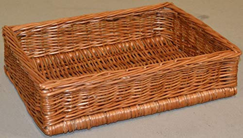 Hansen Korb Regalkorb rechteckig 40x30x10cm aus Weide, Braun