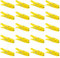 Lot de 20 Pinces à Linge en Plastique Jaune