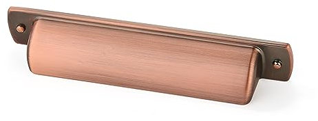 khtumeware 10 Stück 96 mm Vintage Schubladengriffe gebürstetes antikes Kupfer Schrank Mülleimer Becher Griffe Küchengriffe Schrankgriffe Schubladengriffe Knäufe