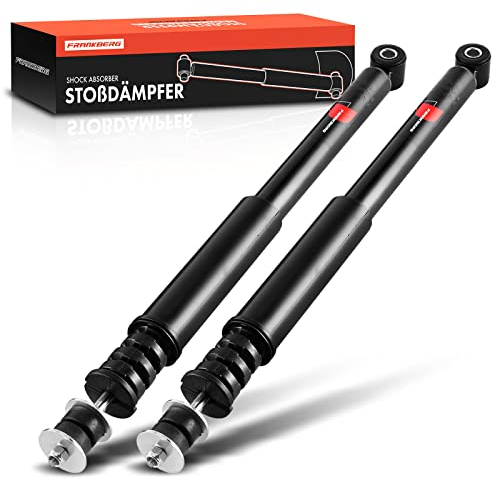 Frankberg 2x Stossdämpfer Stoßdämpfer Hinten Links Rechts 600mm Gasdruck Kompatibel mit Micra III K12 1.0L-1.6L 2003-2010 Replace# 343807, 56210AX627