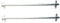 SHED LOCK BARS - EACH BAR MEASURES 112cm - MAXIMUM DOOR WIDTH 78cm