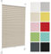 Plissee ohne Bohren 70 cm x 50 cm - Beige - Plissee klemmfix, Rollos für Fenster ohne Bohren, Jalousien Fenster für innen, Raffrollo, Fenster plissee