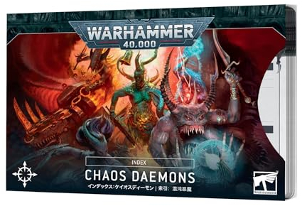 Games Workshop - Warhammer 40.000: Karteikarten - Chaos Daemons (10. Ausgabe)