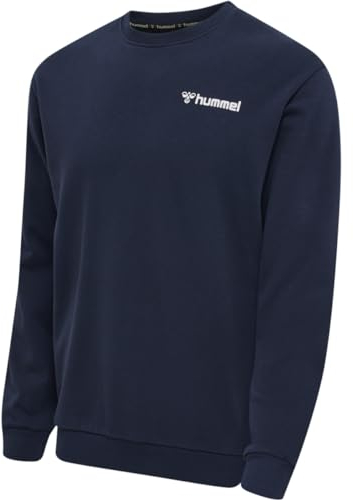 hummel Unisex Kinder Hmlmover Cotton Kids Sweatshirt, Marine, 176 EU