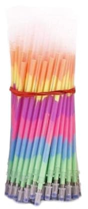 Pen Refills Multicolor Rainbow Refill Highlighter Gel Pens Ball Point Pen Studenten Fluorescent Supplies Office Pain Graffiti