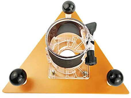 Naemriee Machine de Rognage Tableau de Guidage de Planche D'éQuilibre Fraisage de Bois éLectrique Chanfreinage de Rainurage à Trois Coins pour le Travail Du Bois B