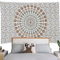 TYXHXTF Mandala Wandbehang, Bohemian Tapisserie, Ästhetischen Kranz Design, Strandtuch oder Picknickdecke, für Zimmer Wohnheim Schlafazimmer, 150 x 130 cm