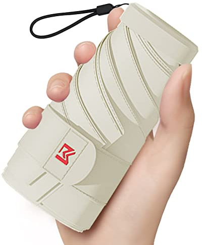 Moorrlii Mini Regenschirm, Pocket Taschenschirm Damen Kleiner Faltschirm Ultraleichter für Regen und Sonne UV-Blockierung Hochfeste Sonnenschutz Windabweisend und wasserdicht Tragbare Bequeme