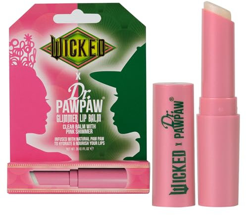 Dr.PAWPAW X WICKED Glimmer Lip Balm – Nourishing & Lip Care with a Magical Shine – Cruelty-Free & Multipurpose for Radiant Lips - 3g