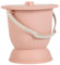 Harilla Pot de chambre, pot, urinoir de nuit, crachoir, urinoir avec couvercle, seau pour femme, homme, enfants, adultes, chambre intérieure, Rose