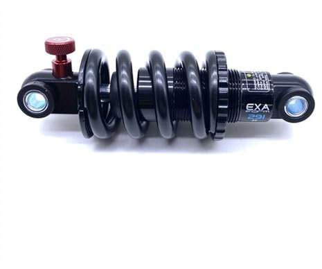 DONGLING Fahrrad DäMpfer Hinterer Stoßdämpfer 291 r Einstellbarer Suspensionsfeder bergab MTB Bike 125 150 165 190 mm Elektroroller FahrraddäMpfer Komponenten(190mmx24x24-1000LBS)
