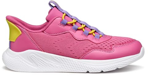 Geox JUNIOR J SPRINTYE Fast IN Girl Sneakers DK Fuchsia/Violet 38_EU
