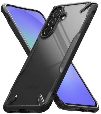 Ringke Fusion-X [Heavy Duty Protection] Compatible with Samsung Galaxy A56 / A36 5G Phone Case, Scratch Resistant Shockproof Protective X-Design Bumper Cover - Black