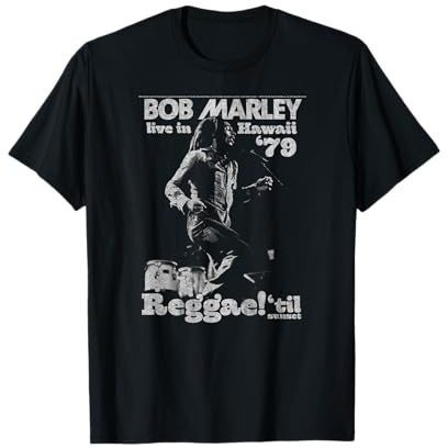 Bob Marley Live in Hawaii 78 Klassische Reggae-Musik T-Shirt