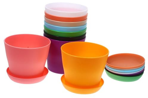 BESPORTBLE 9sätze Orchideentopf Aus Kunststoff Boden Für Gute Drainage Pflanztopf Für Orchideen Kleine Blumentöpfe Für Pflanzen