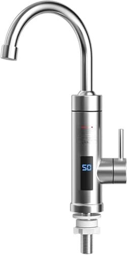 Mischbatterie Heizung Küchenarmatur Edelstahl Sofortige Drei-Sekunden-Schnellheizung 360° Drehbar