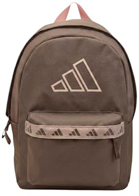 adidas Unisex CLASSIC TAPE BACKPACK, earth strata/blush pink, One size