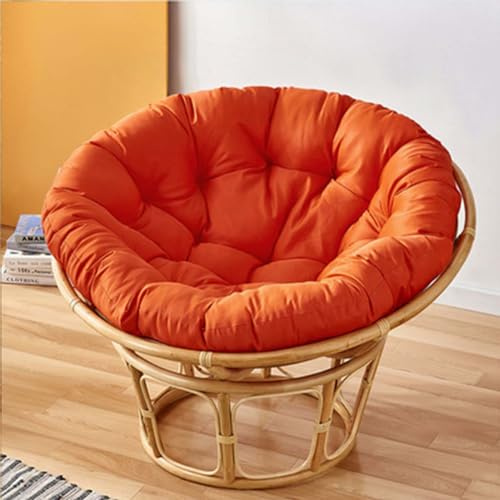 FZKun Kissen für Hängestuhl, gemütlicher Nest-Stil, rund und dick, weiches Stützkissen für Papasan-Hängesessel, Radar-Eierstühle, für den Innen- und Außenbereich, Balkon, Garten