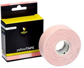 yellowTAPE Face Tape – 2,5 cm x 5 m Kinesiotape Pink – Lifting Tape für Gesicht, Anti-Falten Tape für Glatte Haut & Schlupflider, Hautfreundliches Gesichtstape für Straffe Gesichtszüge