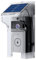 Videocitofono senza fili ad energia solare, videocamera HD, sensore PIR, audio bidirezionale, 13,5 x 7,2 x 3,5 cm, bianco