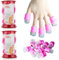 20 clip per rimuovere lo smalto, pratiche e comode, in plastica per rimuovere lo smalto, strumento per rimuovere lo smalto in gel
