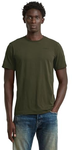 G-STAR Men's Slim Base T-Shirt, Size: M, Color Gray