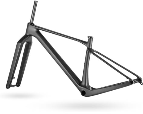 BSFHQS 29er Set di Telai in Carbonio 15,4 17,3 18,9 20,9 Telaio del Freno A Disco per Mountain Bike con Forcella in Carbonio F15*110mm R12*148mm Perno Passante Boost BB92(L-29 * 18.9)
