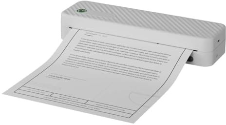 Imprimante thermique sans encre A4 - Imprimante thermique couleur portable de 20,3 cm